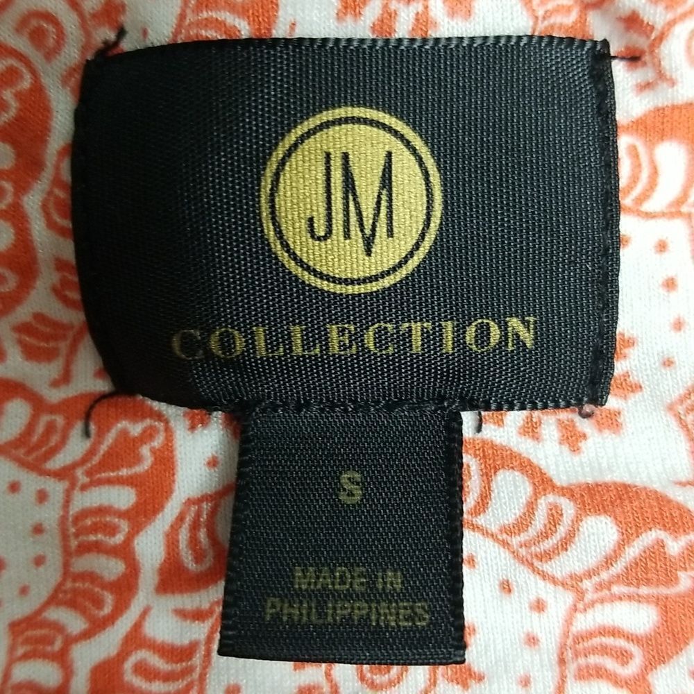 JM Collection Short Sleeve Cold Shoulder Tunic Size Small - Picture 5 of 6